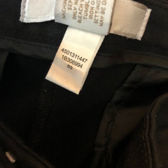 Chicos Womens Regular Black Boot Cut Dress Pants Size 0 (US Size S/4) - Picture 4 of 4